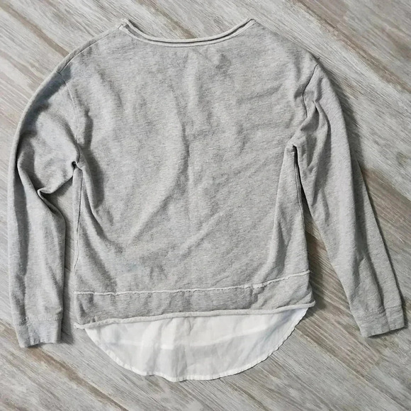 Disney Parks Minnie Mouse Embroidered Eyelet Layered Lightweight Sweatshirt - Picture 5 of 8